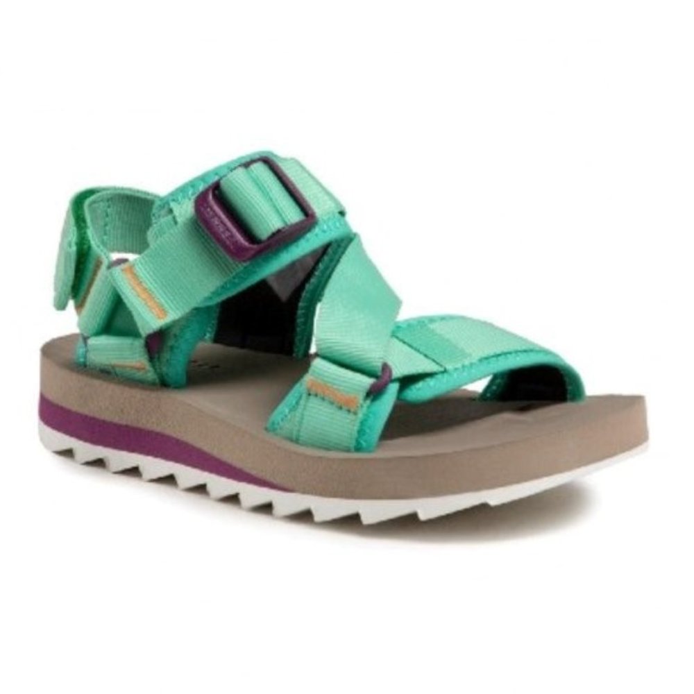 Merrell Alpine Strap Sport Sandals Strappy Mint Green Size 6 NEW